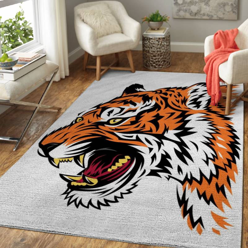 Tattoo Tiger  – Animals Area Rug Carpet