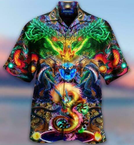 Colorful Dragon Armor Hawaii Shirt For Men And Women Ha22872