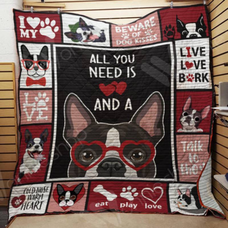 Boston Terrier Dog Blanket AU0601 95O47