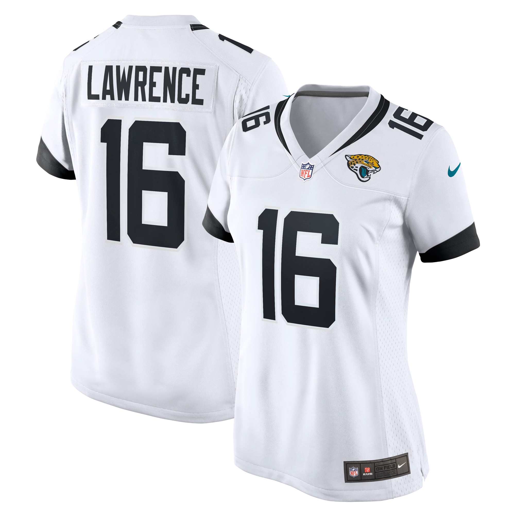 Trevor Lawrence Jacksonville Jaguars Womens 2021 NFL Draft First Round Pick Game Jersey – White