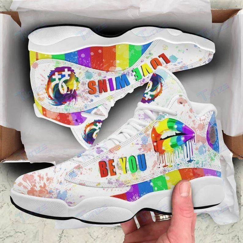 Be You Lgbt Shoes for Pride Day Gifts – Custom Your Name 13 Sneakers XIII Shoes