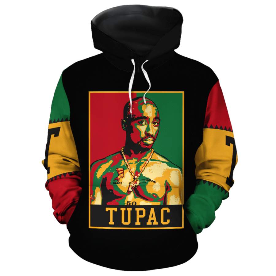 TUPAC Retro All-over Hoodie