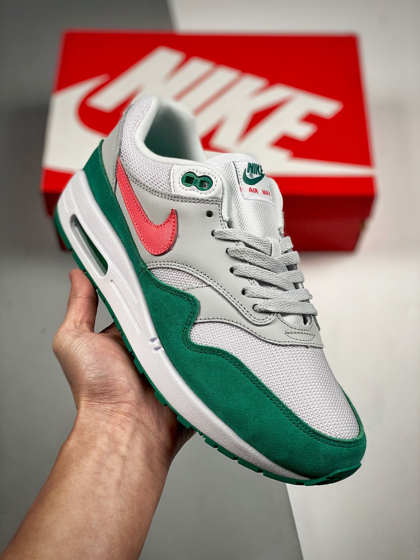 Nike Air Max 1 Watermelon WhiteSunset Pulse-Kinetic Green 5339934