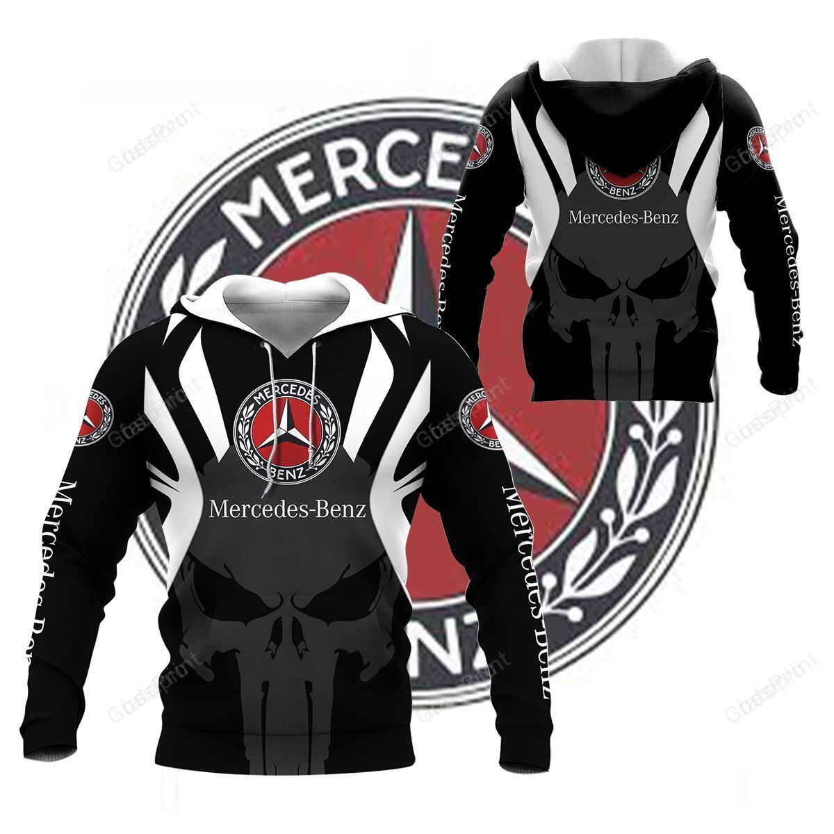 3D ALL OVER MERCEDES-BENZ SHIRT VER 13