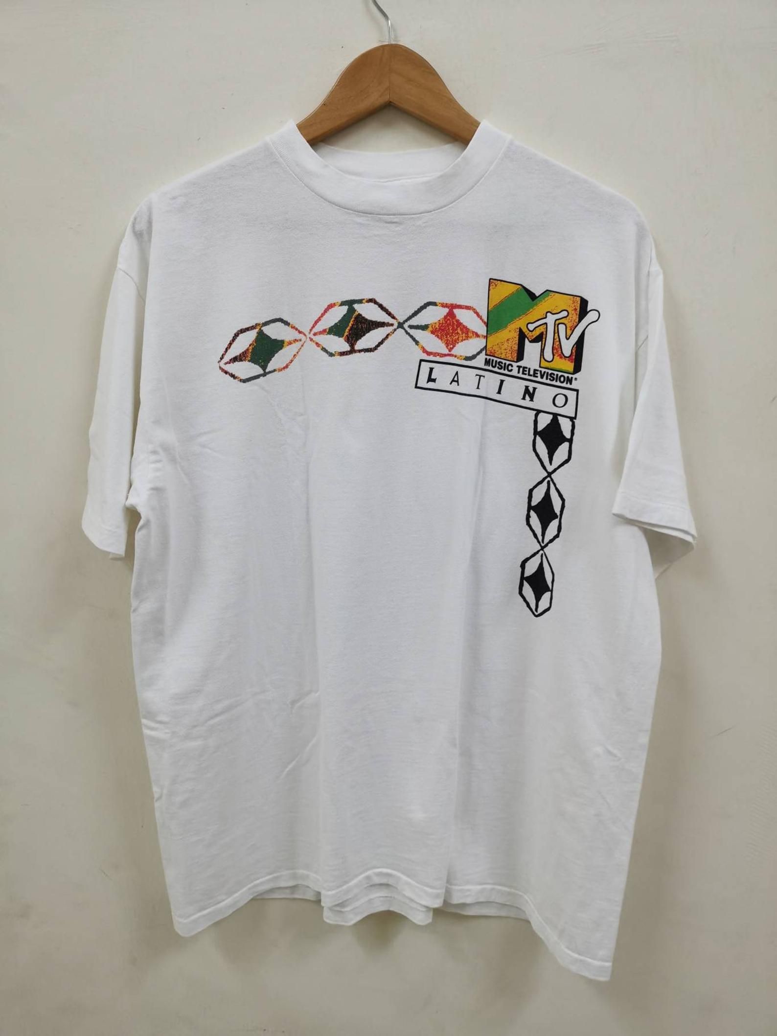 Vintage 1990’S Mtv Music Television Latino T-Shirt