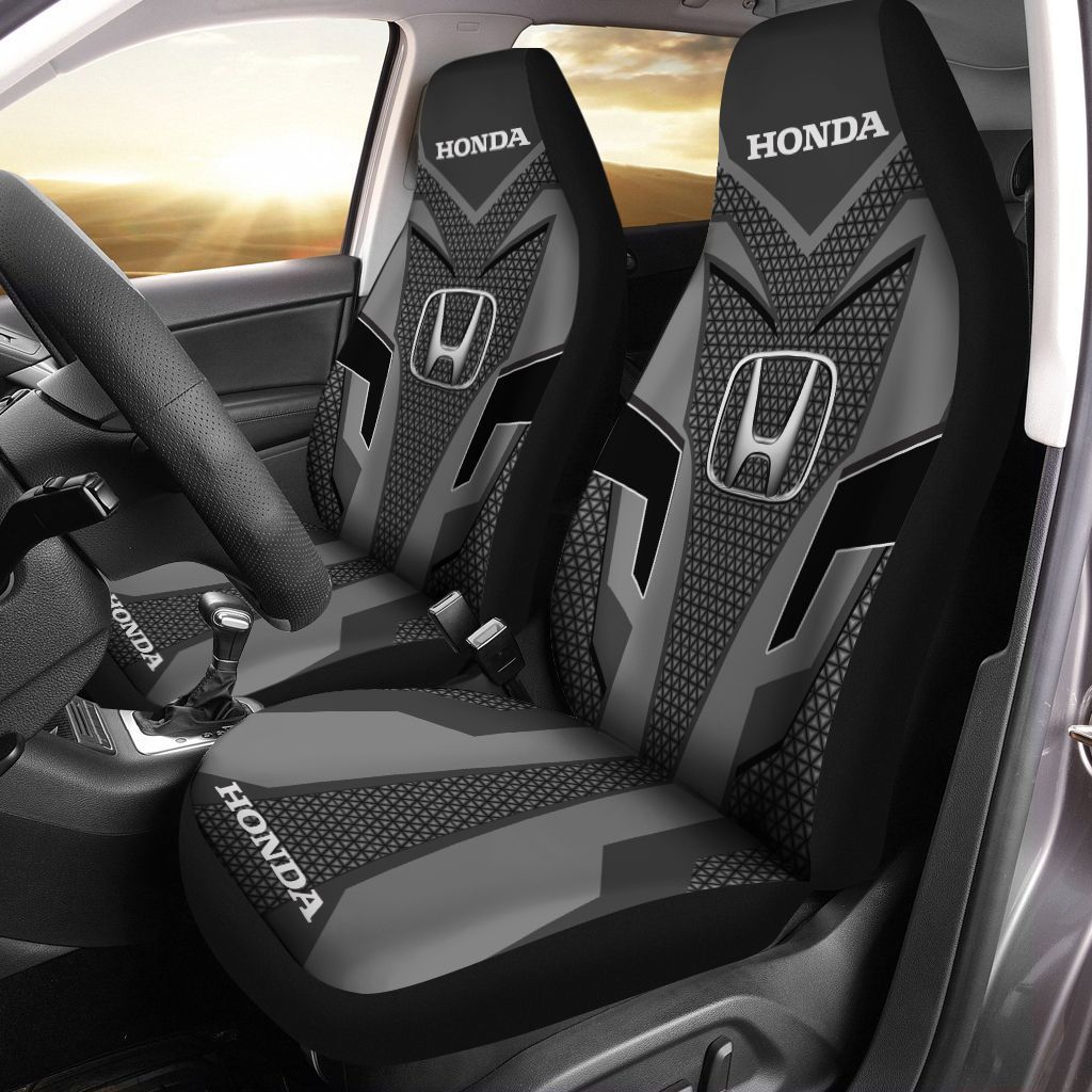 Honda  Car Seat Cover (Set Of 2) Ver 3 (Grey)