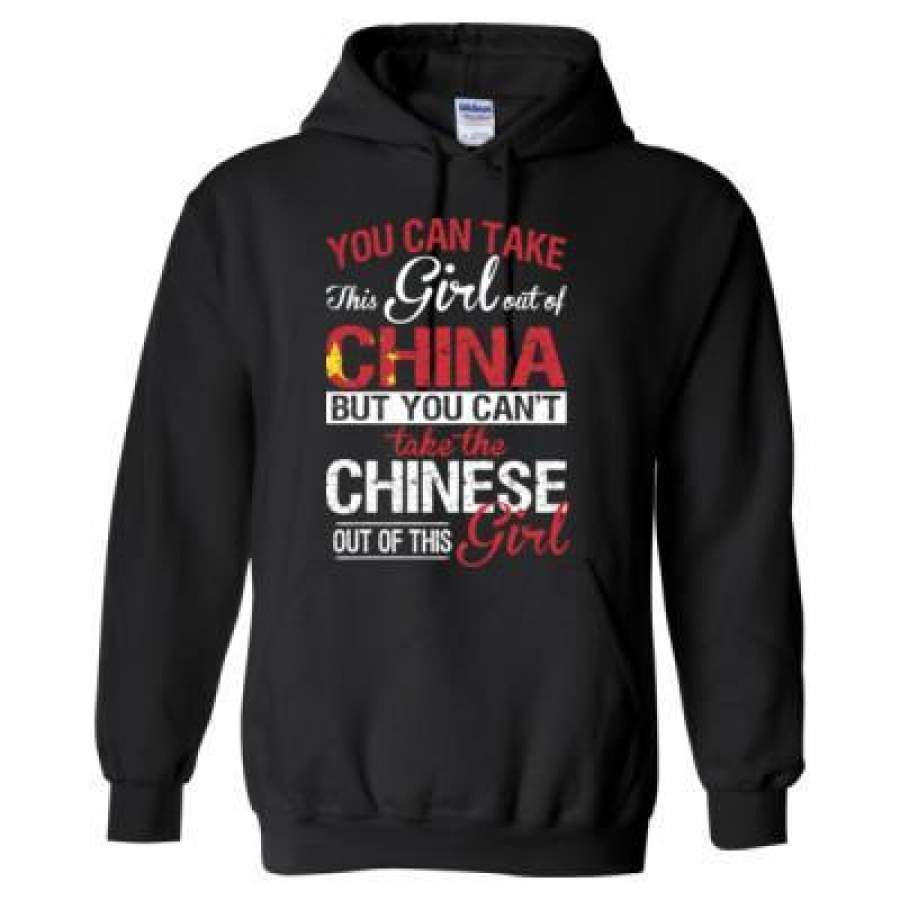 AGR You Can Take The Girl Out Of China But You Cannot Take The Chinese Out Of This Girl – Heavy Blend™ Hooded Sweatshirt