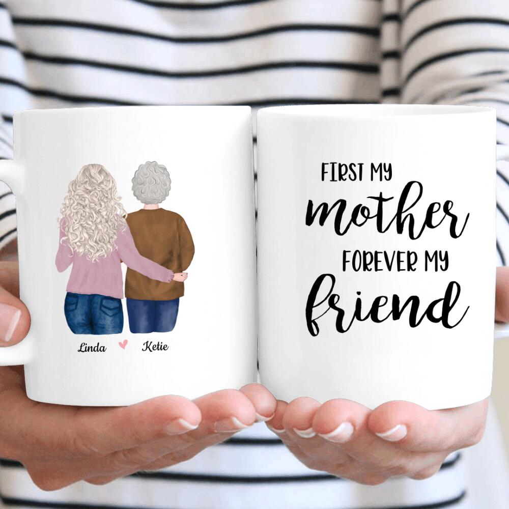 Personalized Friendship Between Mom And Daughter Coffee Mug