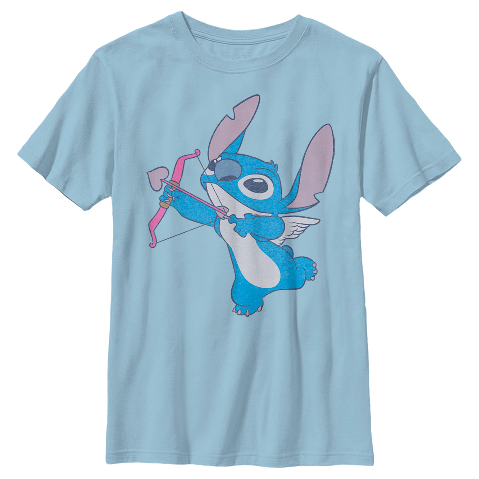 Boy’S Lilo & Stitch Cupid Stitch With Heart Arrows T-Shirt