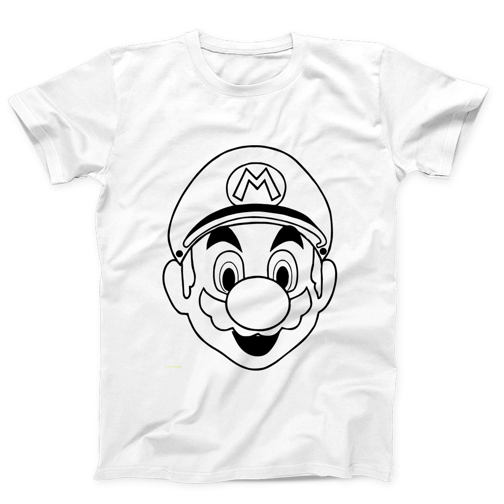 Super Mario Bros Face Art Men’s T-Shirt