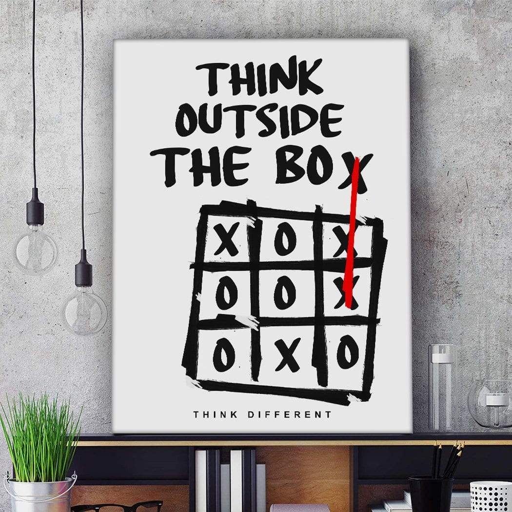 Think Outside The Box Canvas Prints