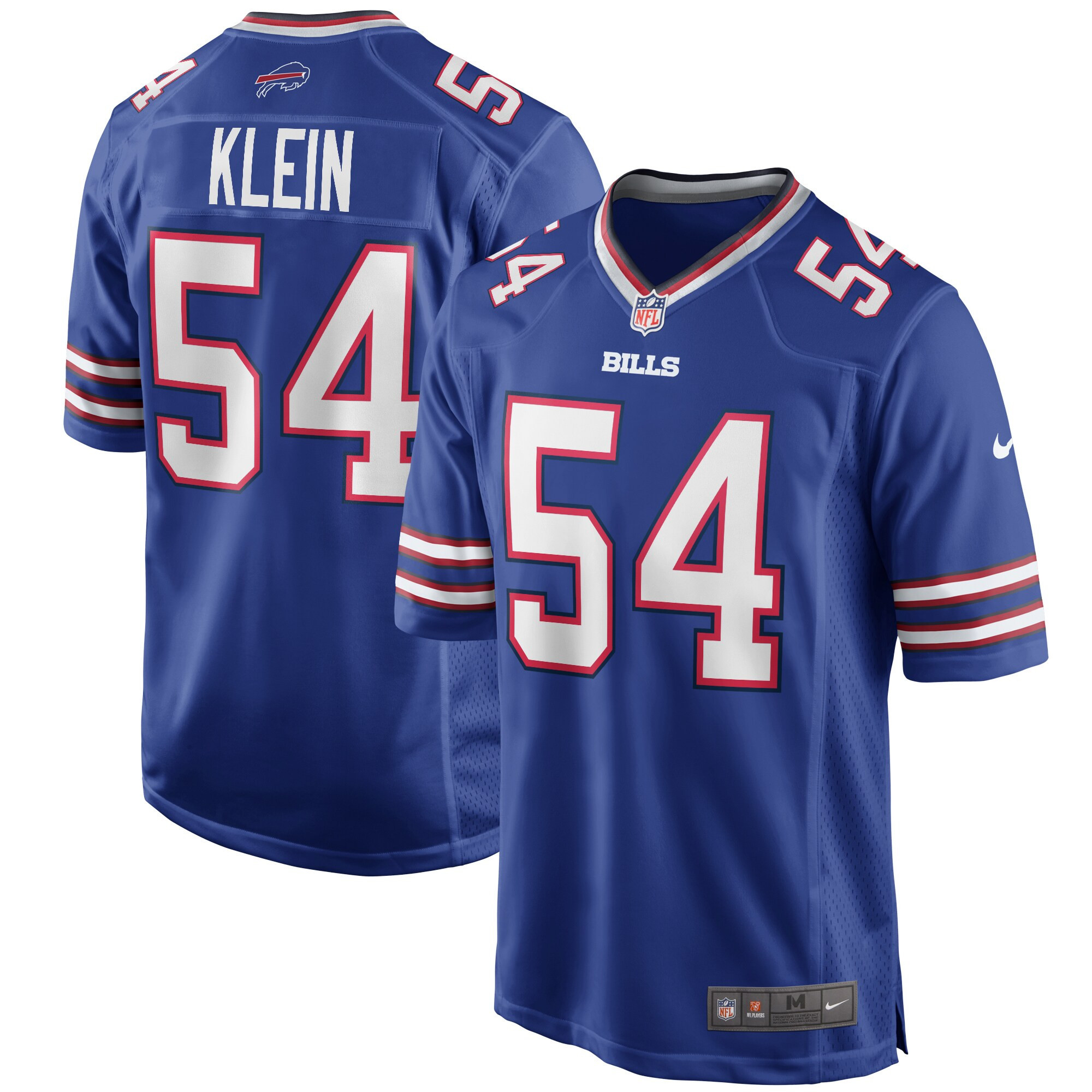 A.j. Klein Buffalo Bills Game Player Jersey – Royal NFL