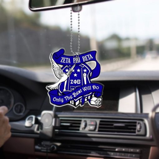 Zeta Phi Beta 1920 Emblem Only The Best Will Do Car Hanging Ornament