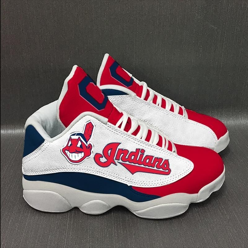 Cleveland Indians Baseball Jordan 13 Shoes JD13 Sneakers Personalized Shoes Design