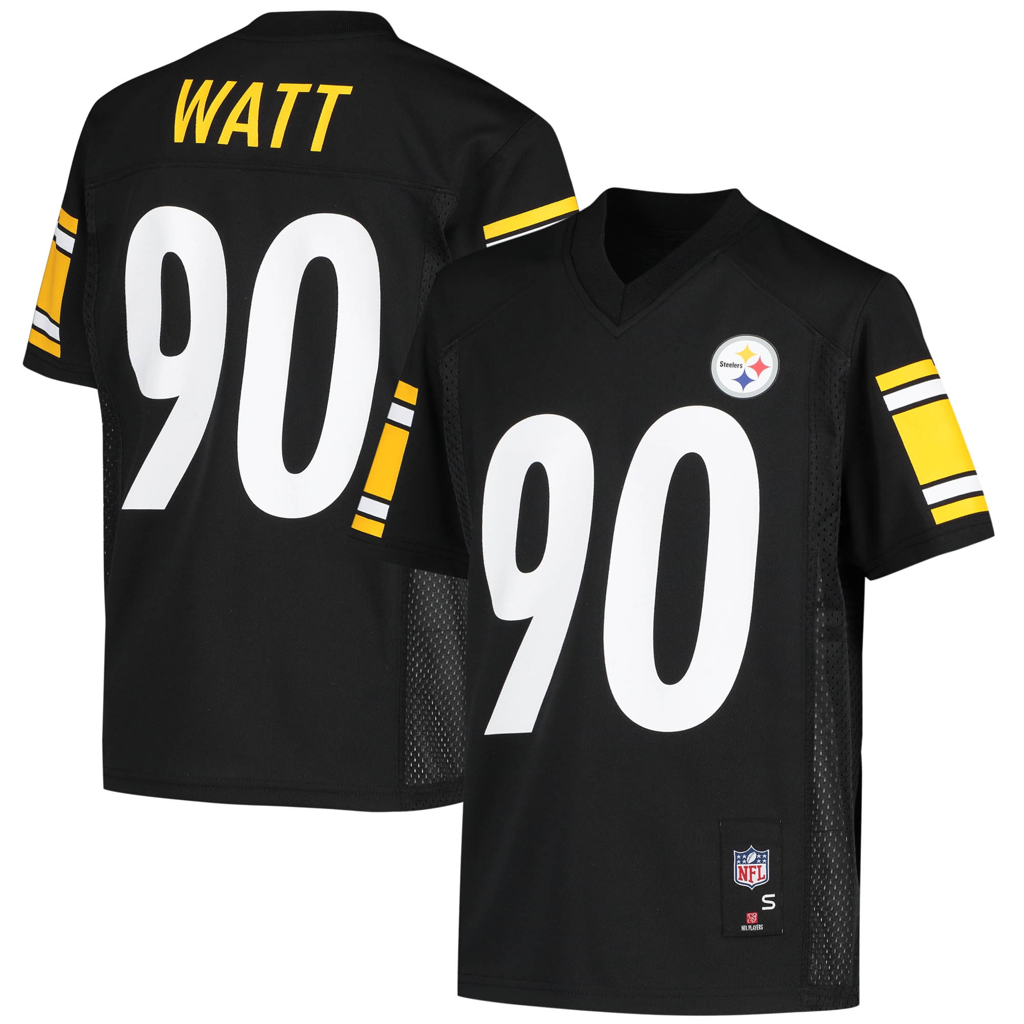 Youth Pittsburgh Steelers T.J. Watt Black Player Jersey