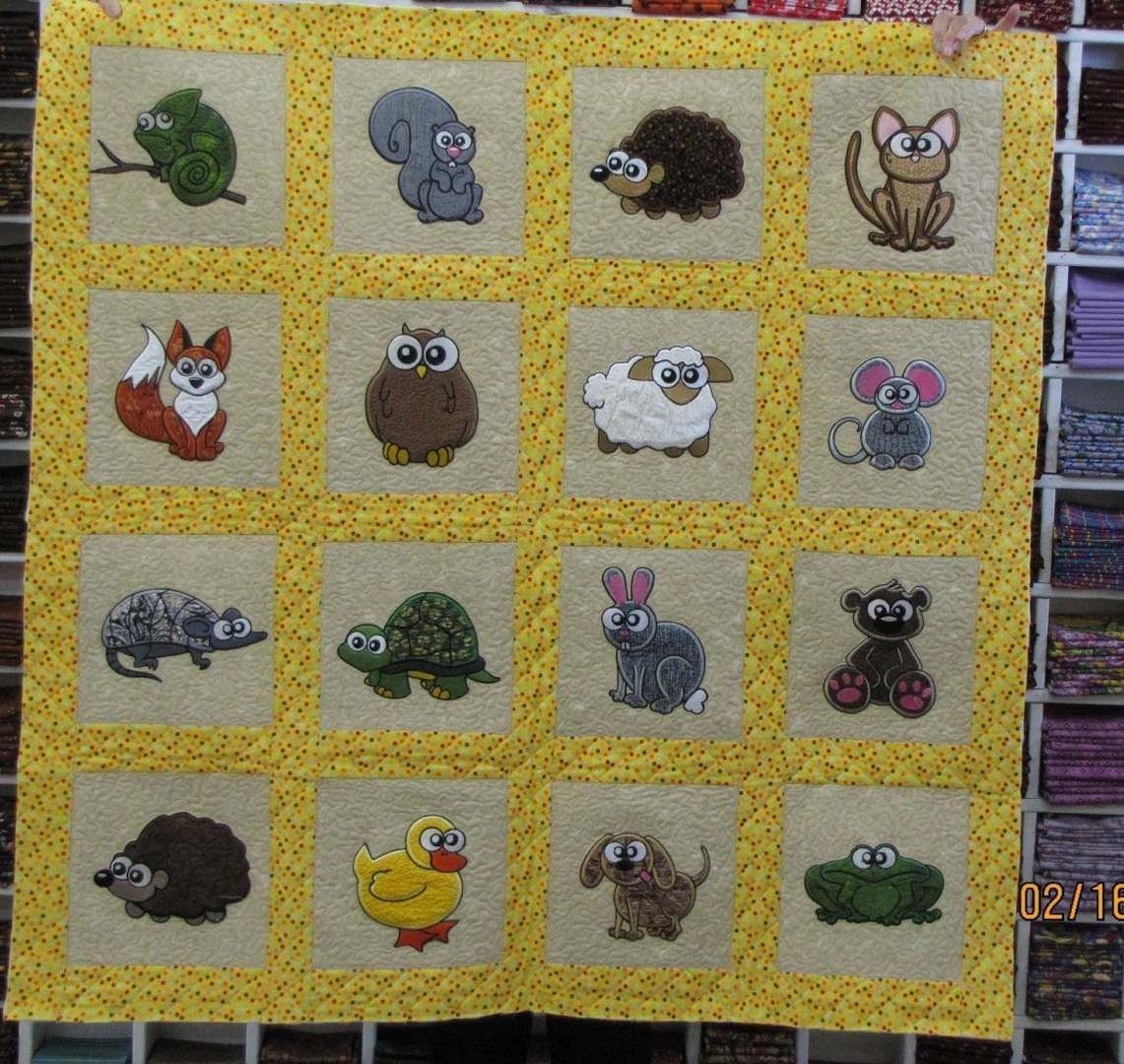 Animal Hur Quilt Cysipq