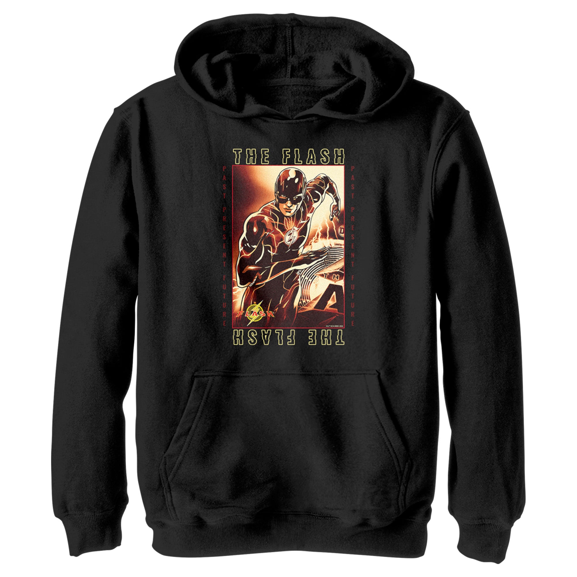 Boy’S The Flash Running Through Time Pull Over Hoodie