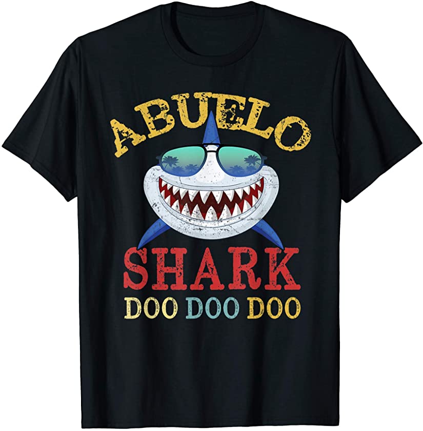 Abuelo Shark Tee Father’s Day Men Gift T-Shirt