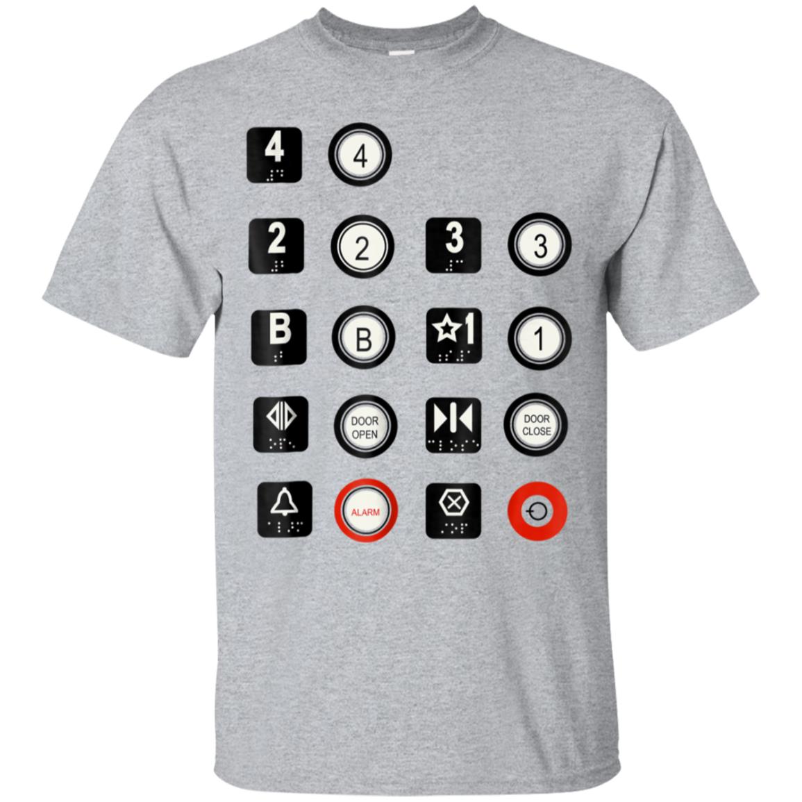 Elevator T-Shirt Elevator Buttons