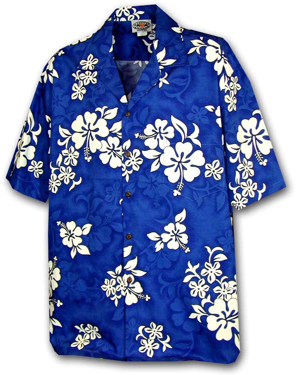 Flowers Blue White Amazing Design Hawaii Shirt Ha64020