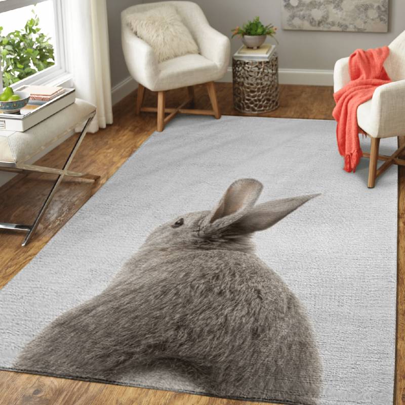 Rabbit Tail – Animals Area Rug Carpet