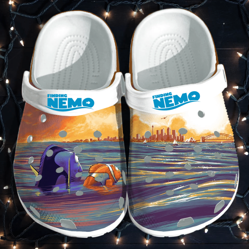 Finding Nemo Crocs Crocband Clogs, Comfy Footwear, Shoes 1