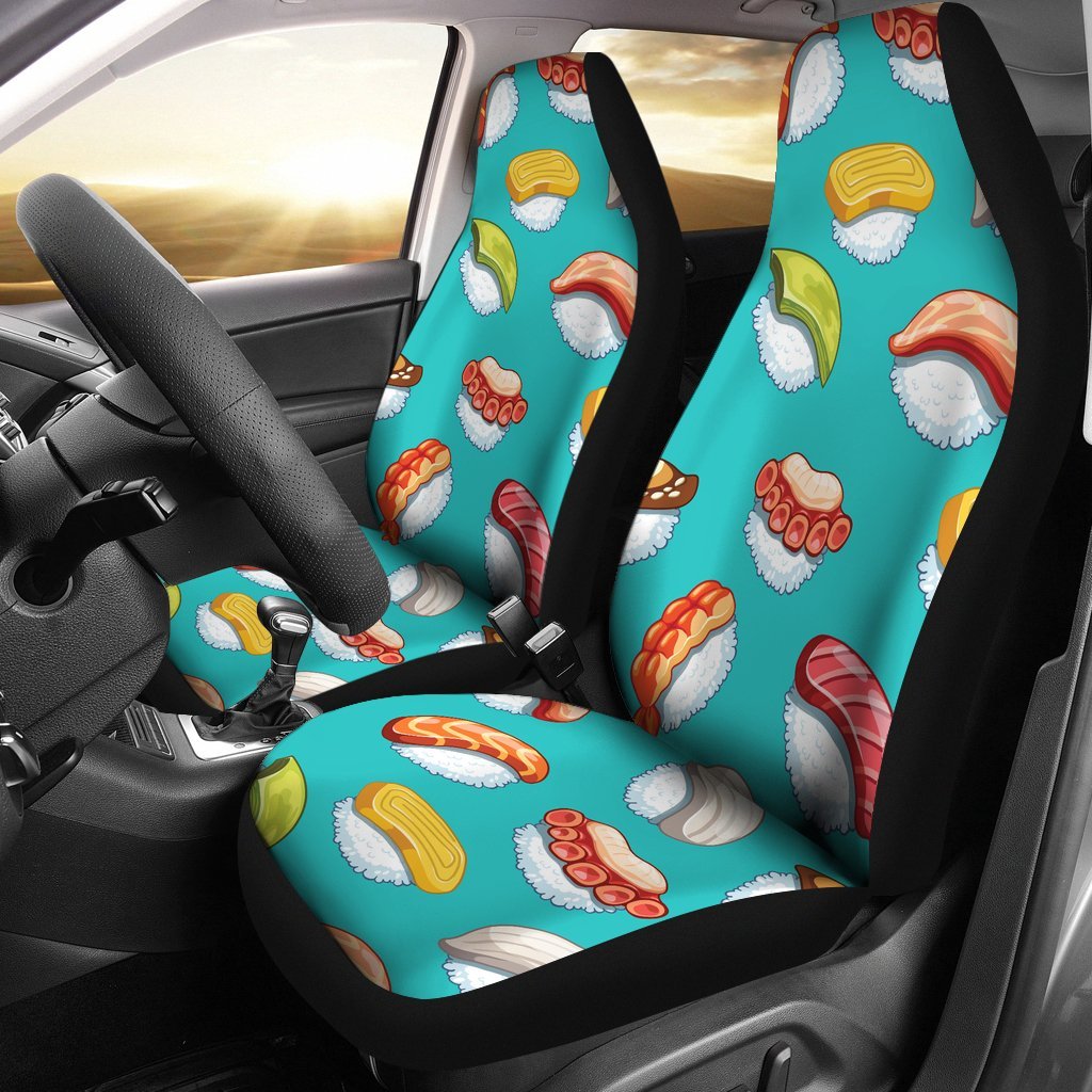Sushi Themed Print Universal Fit Car Seat Covers 1997store