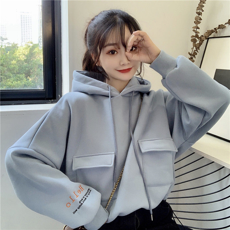 Women Goth Elegant Za 2022 Winter Clothes Women Sweatshirt Aesthetic Hoodie Long Sleeve Harajuku Korean Clothes For Teens Coat alx