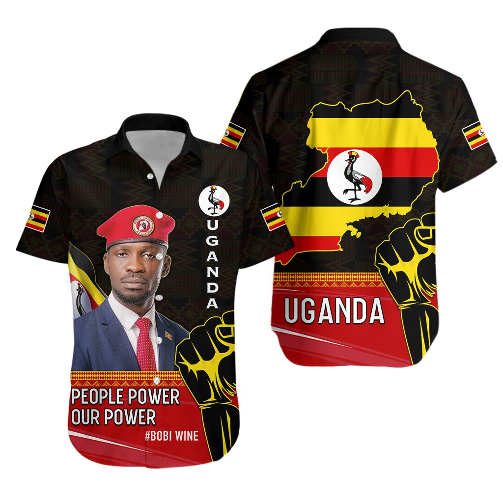 Uganda Hawaiian Shirt Bobi Wine People Power Our Power Lt13