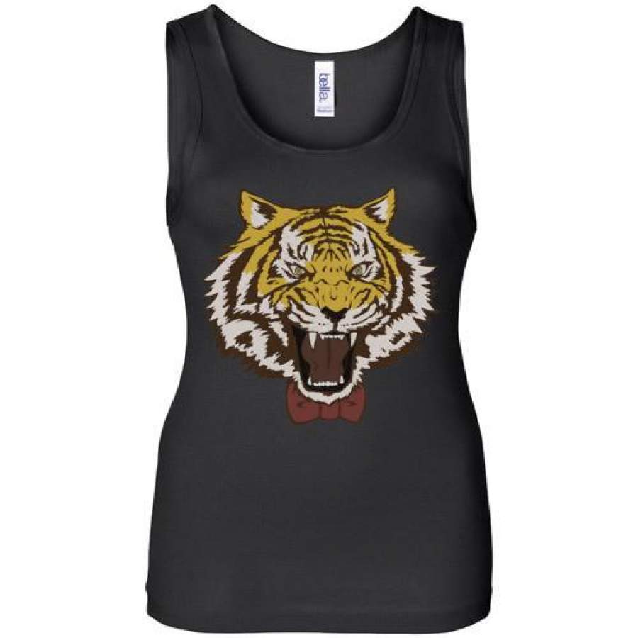 Yuri Plisetsky Tiger with bowtie as shown in show , Bella Wide Strap Tank