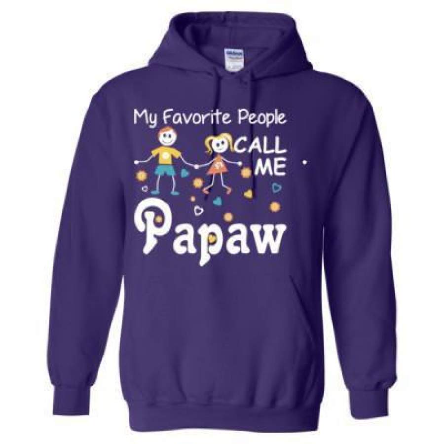 AGR My Favorite People Call Me Papaw – Heavy Blend™ Hooded Sweatshirt