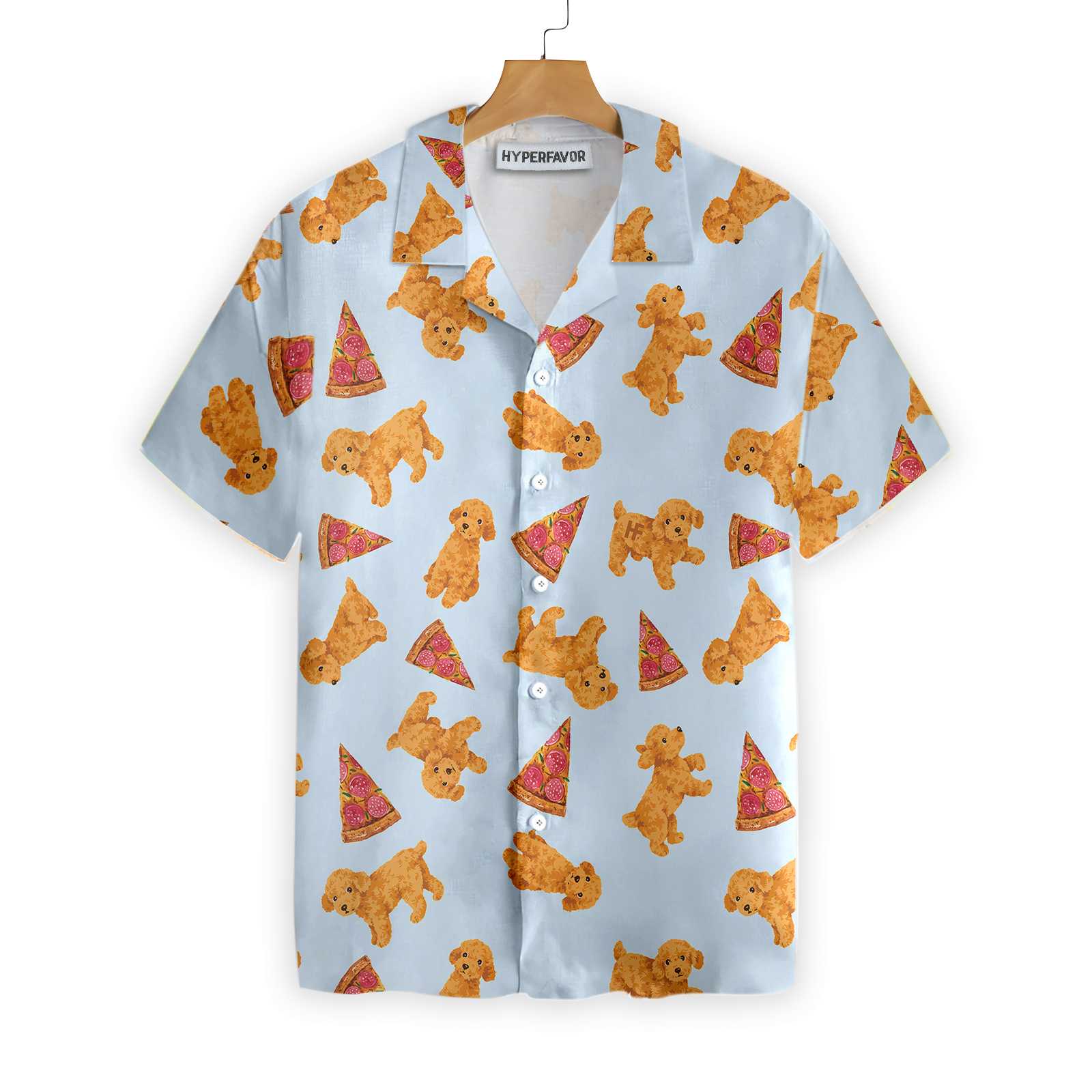 Pizza And Poodles Hawaii Poodle Lover Hawaii Aloha Shirt For Dog Ha76026