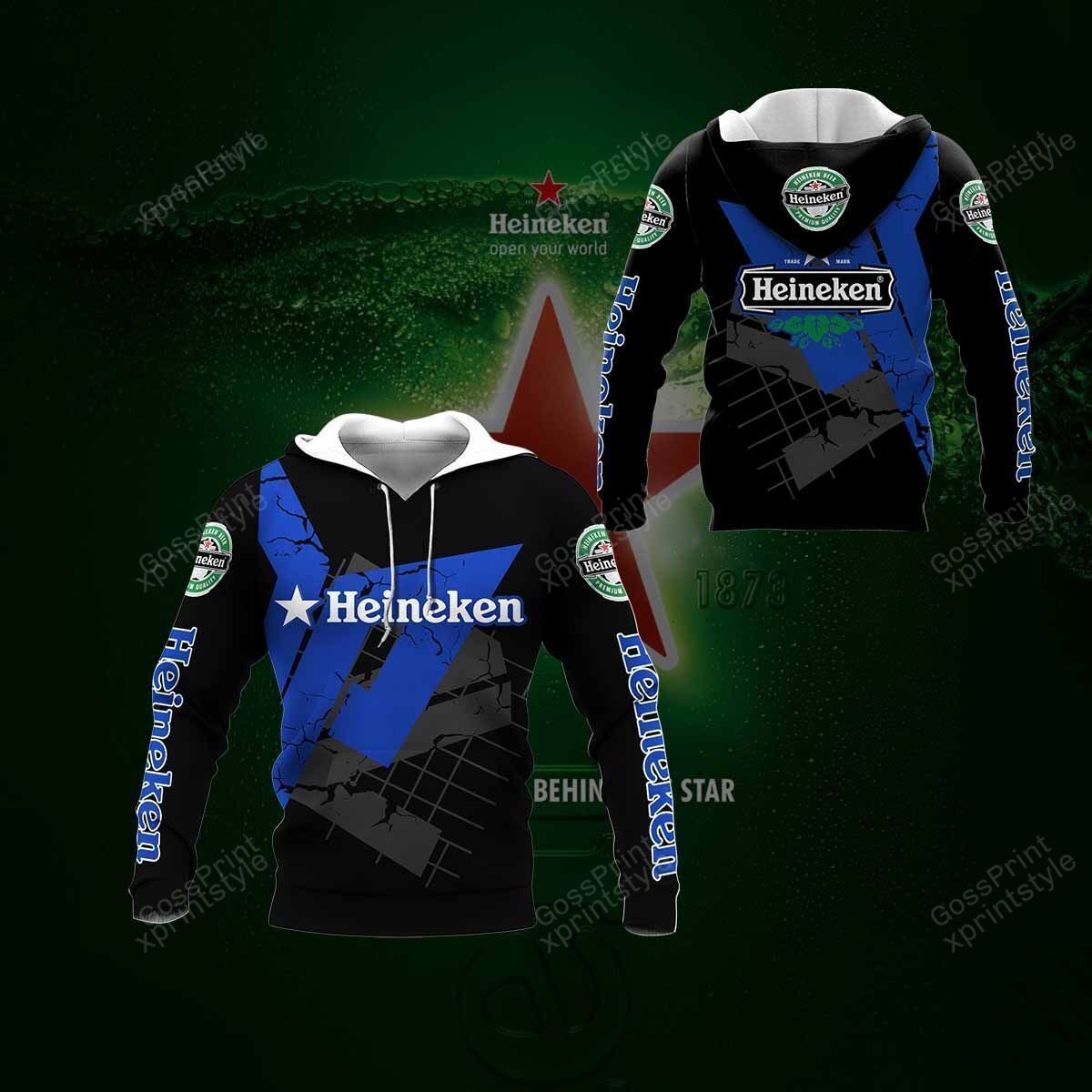 3D All Over Printed Heineken Shirts Ver 3