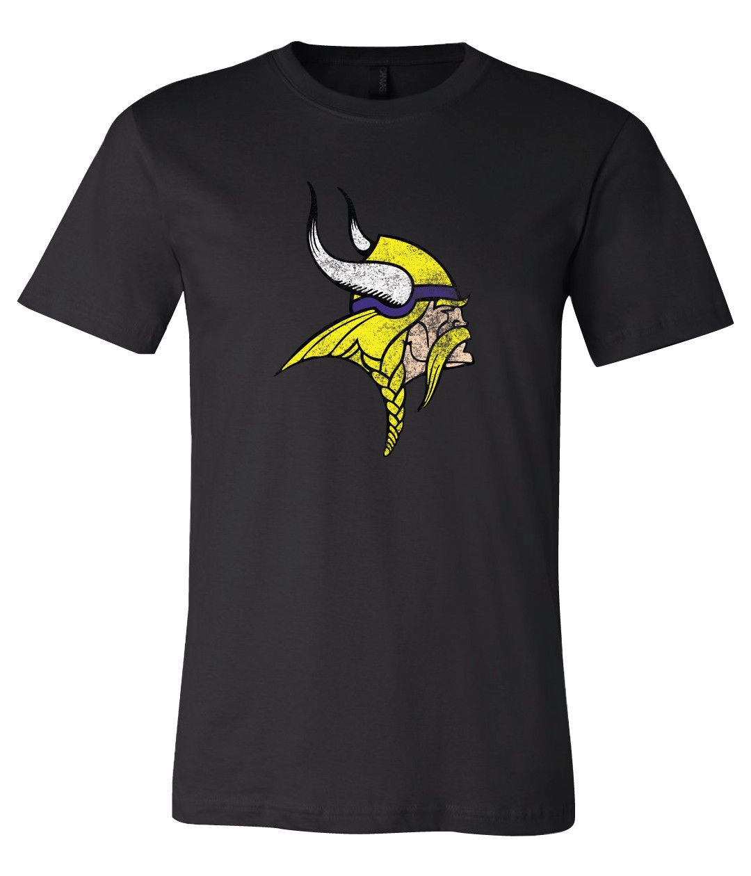 Minnesota Vikings Distressed Vintage Logo  Shirt