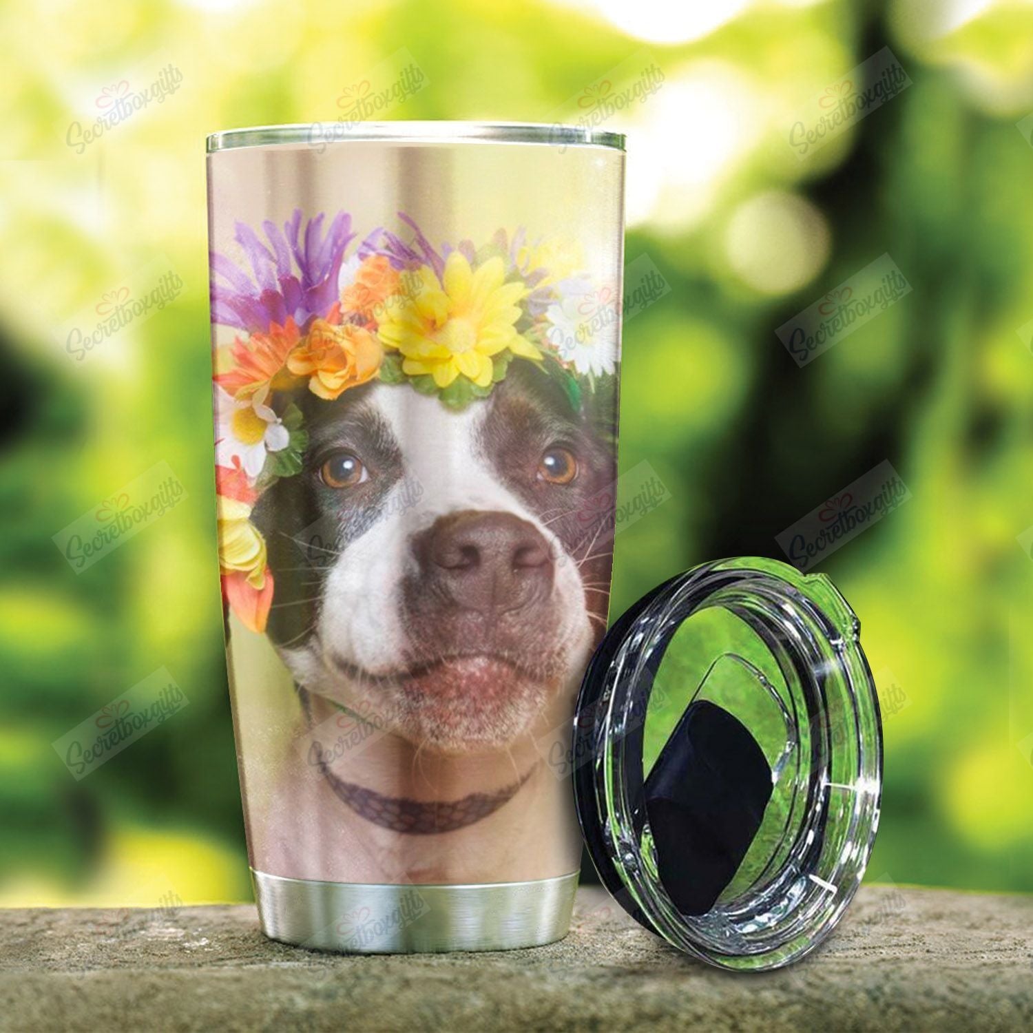 Pitbull Flower Nt0301026T Tumblers