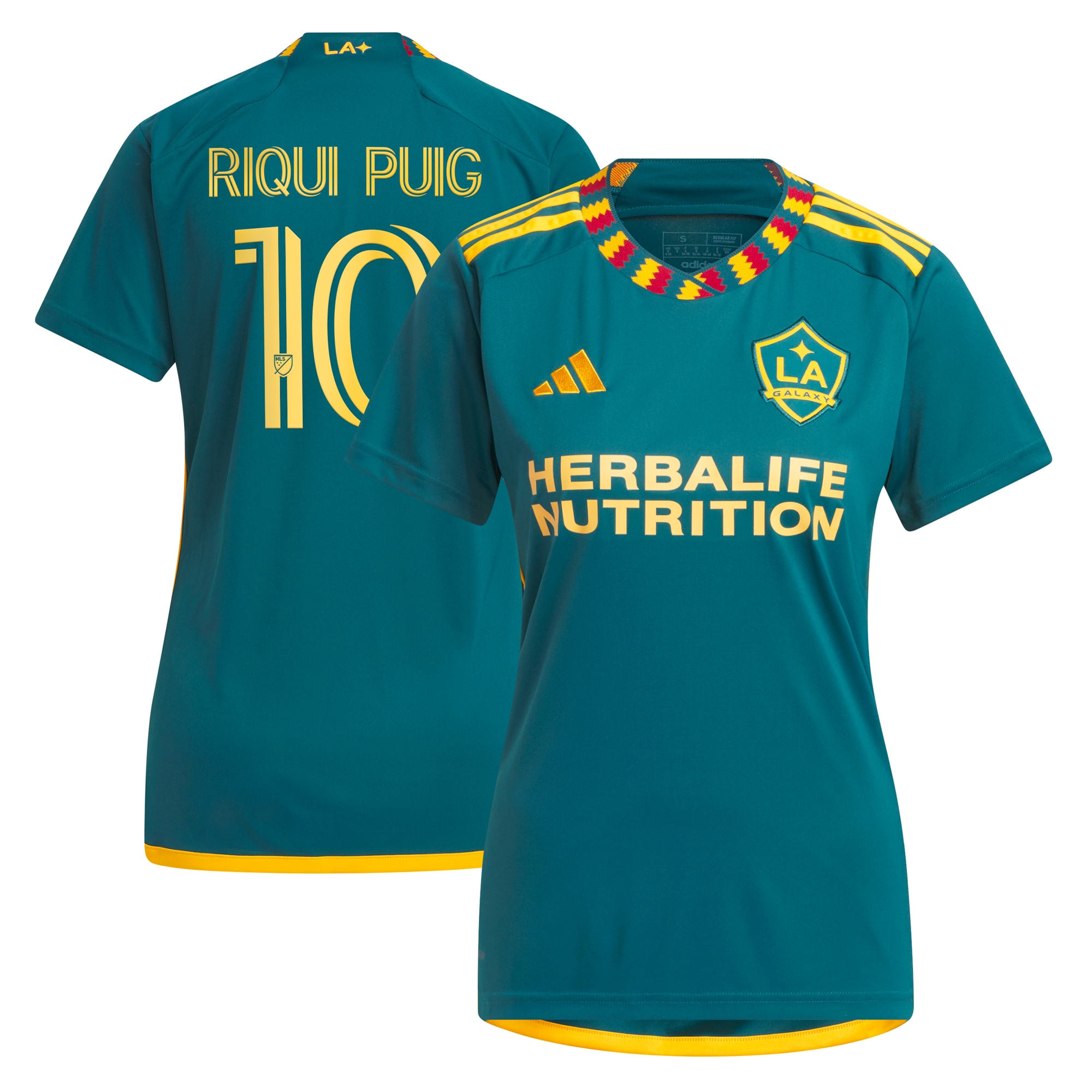 Riqui Puig LA Galaxy Women's 2024 LA Kit Replica Player Jersey – Green