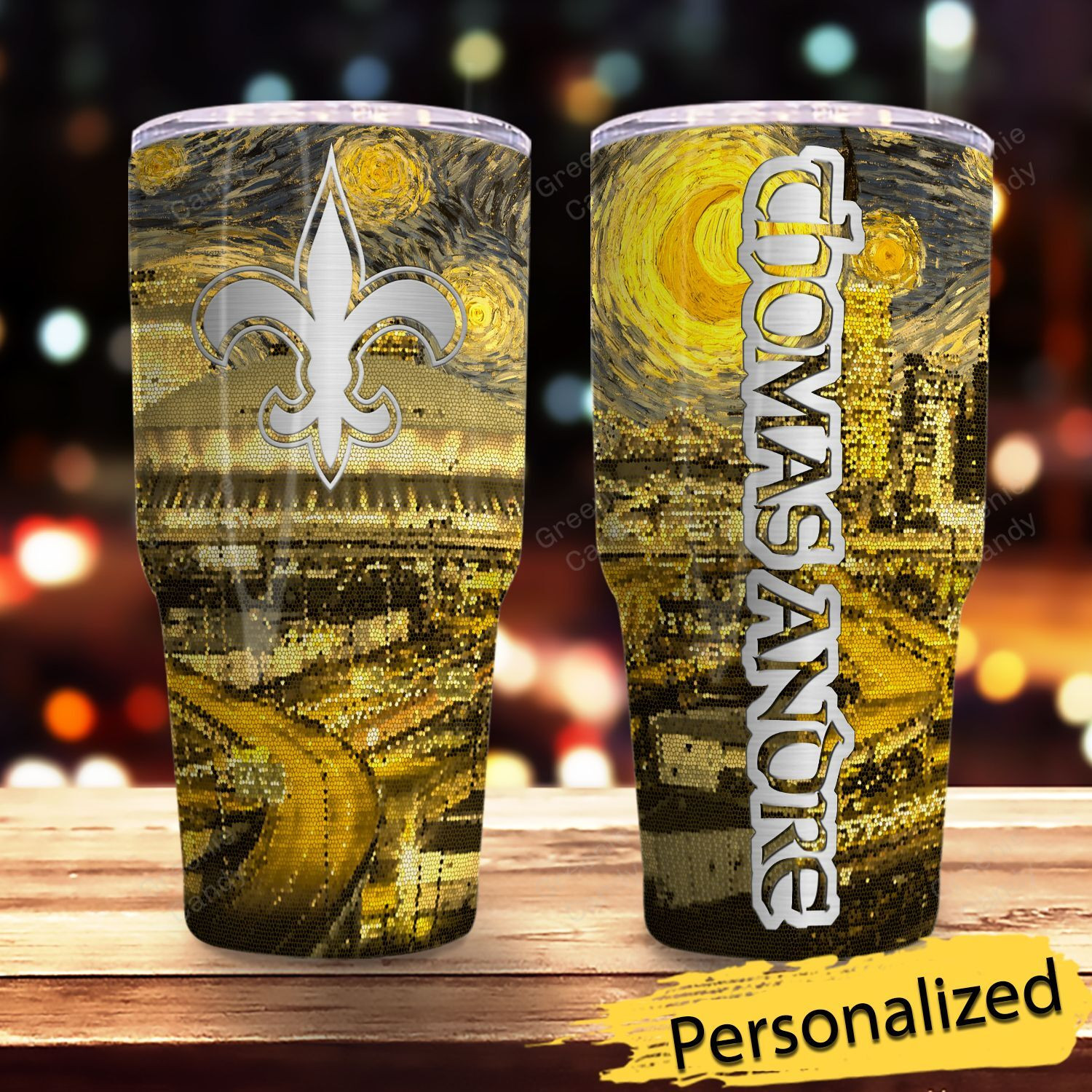 Personalized New Orleans Saints Tumbler-Tph