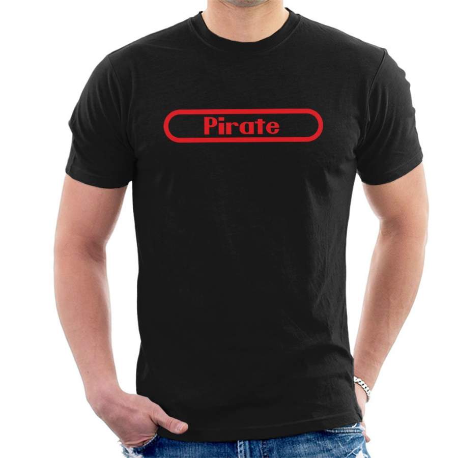 Pirate Nintendo Logo One Piece Men’s T-shirt