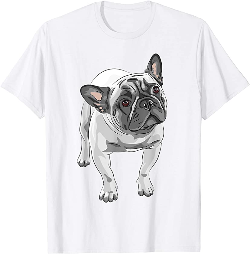 Cute French Bulldog Dog Breed – Puppy Pet Paw Owner Gift T-Shirt