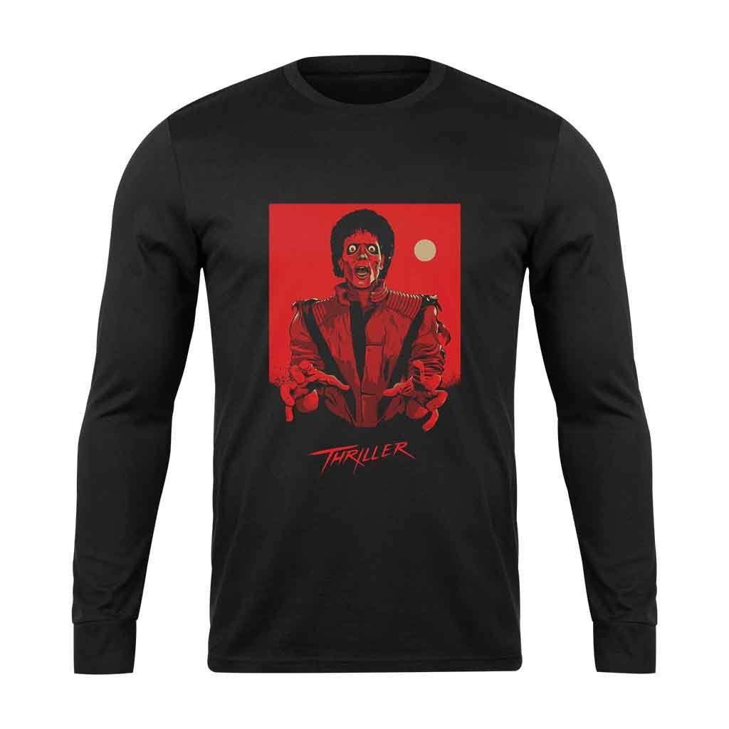 Thriller Michael Jackson Long Sleeve T-Shirt