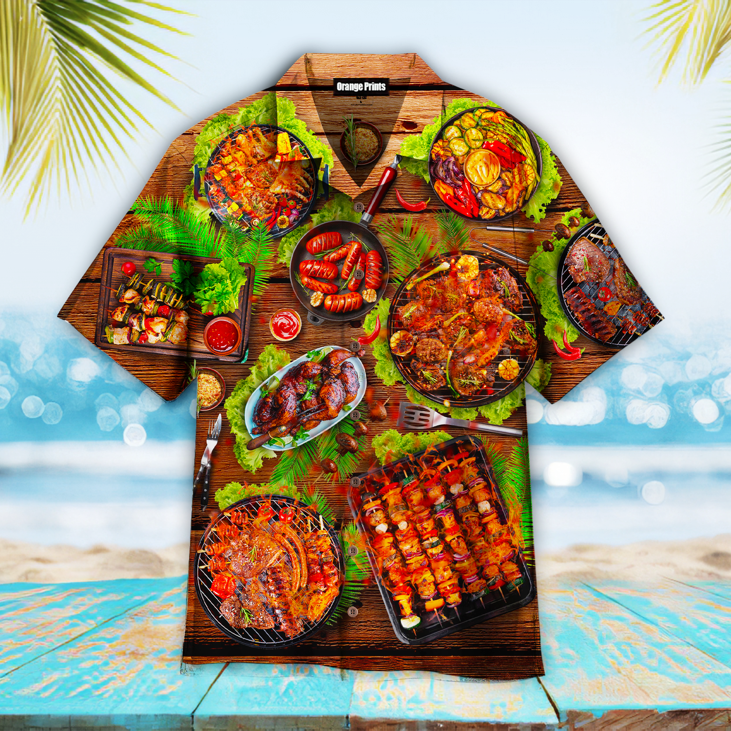 Grilling Bbq Food Love Aloha Hawaii Shirts For Men And Women Ha21528