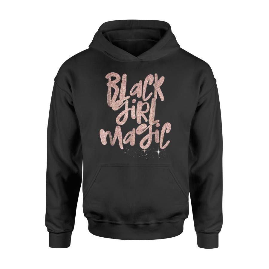 Black Girl Magic African Queen Rose Gold Melanin Hoodie