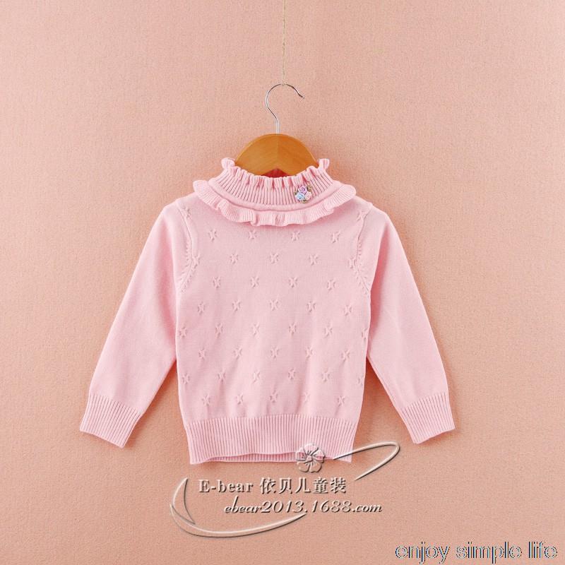 2022 new spring winter sweaters girls’ fashion flower sweaters high quality children clothes 1222 alx