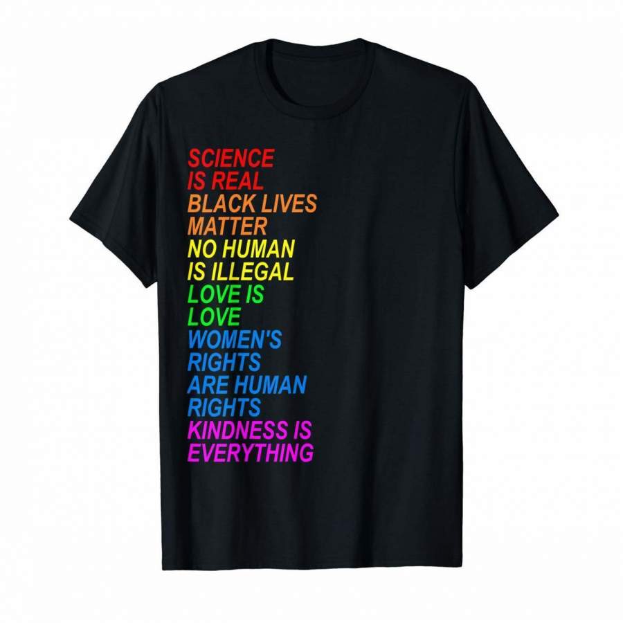 Science Is Real LGBT Shirt I Black Lives Matter Human Rights