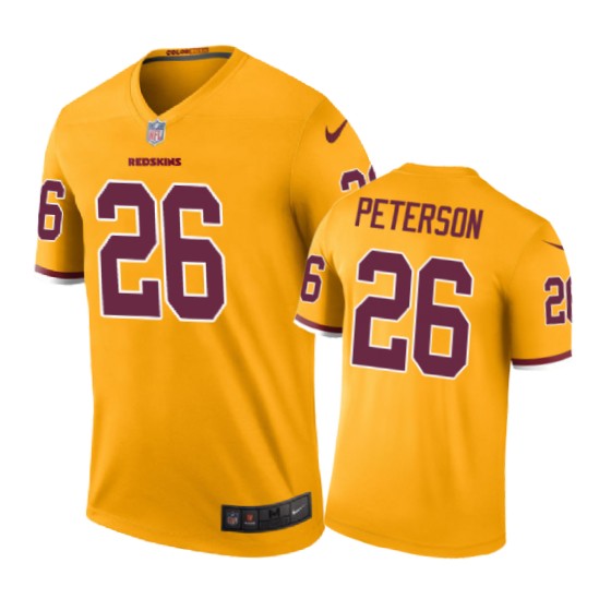 Washington Redskins #26 Adrian Peterson Nike Color Rush Gold Jersey