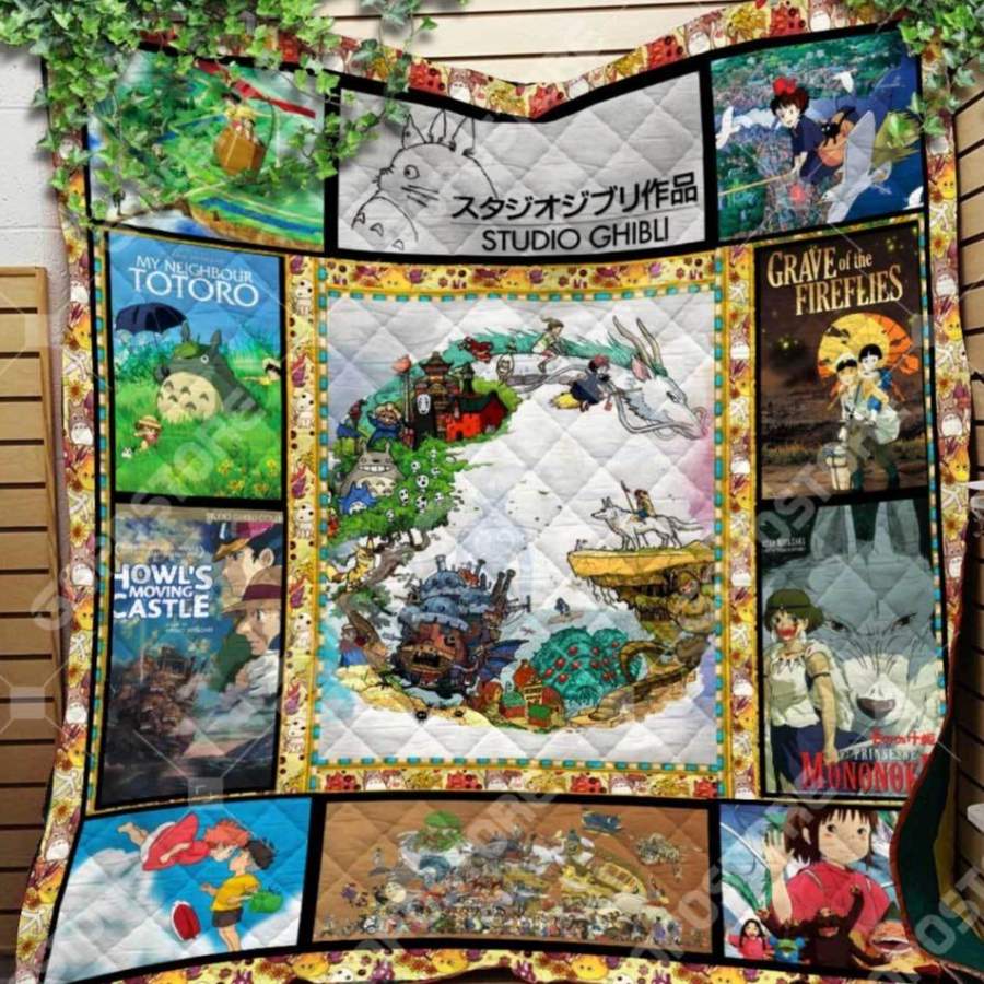 Ghibli Quilt Blanket