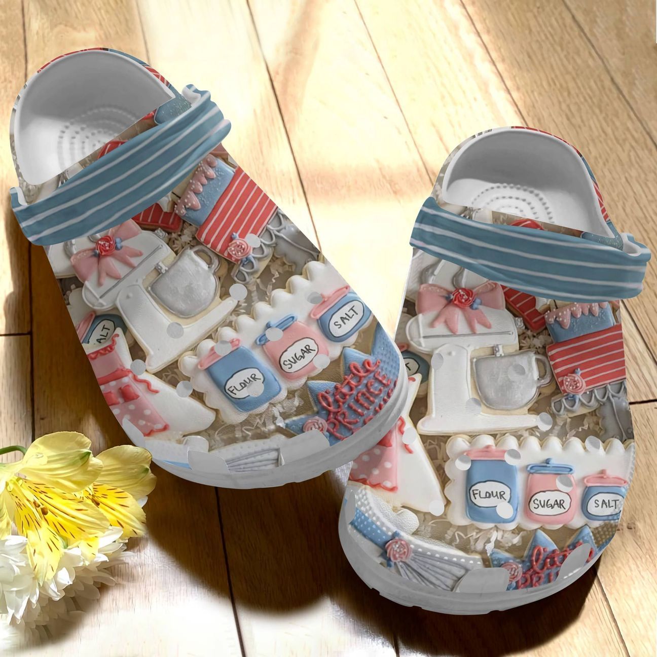 Baking Personalized Clog, Custom Name, Text Beautiful Baking Art, Fashion Style For Women, Men, Kid, Print 3D