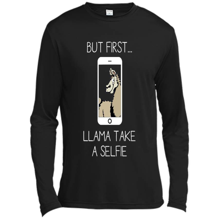 But First Llama Take A Selfie Let Me Song Lyrics Cute Tshirt cool shirt