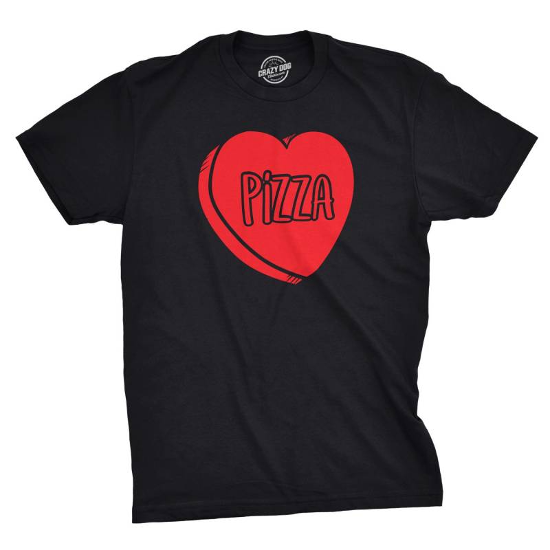 Pizza Candy Heart Men’s Tshirt