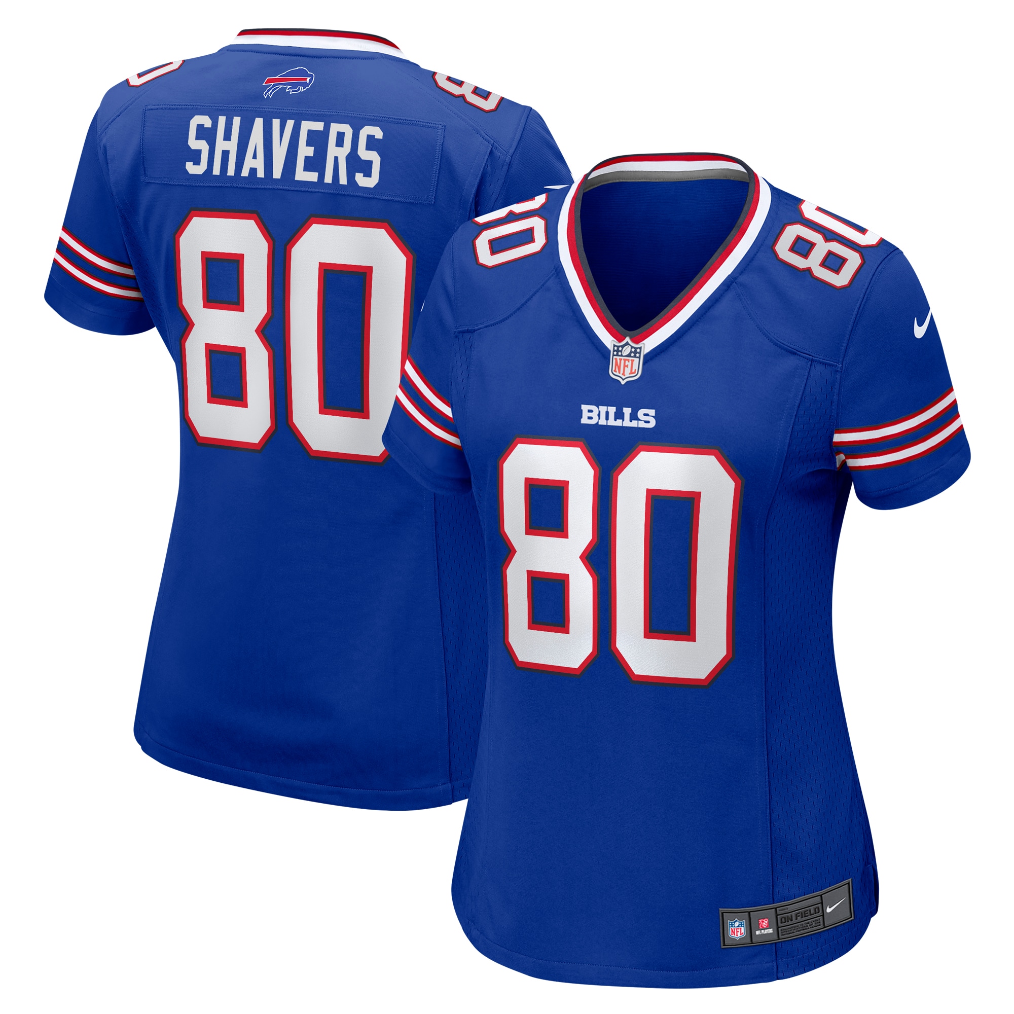 Women’s Buffalo Bills Tyrell Shavers Royal Team Game Jersey